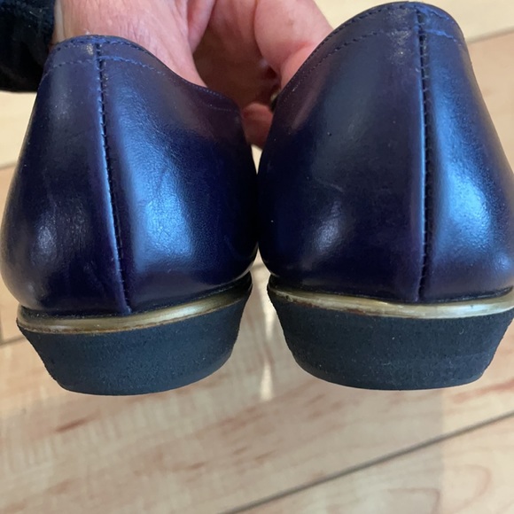 Salvatore Ferragamo Flats Eggplant Color Size 9.5 - Picture 5 of 11